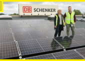 Elektromobily v terminálu DB Schenker bude dobíjet solární energie