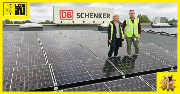 Elektromobily v terminálu DB Schenker bude dobíjet solární energie