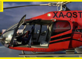 Rýchla preprava zásielky pre automotive vrtuľníkom